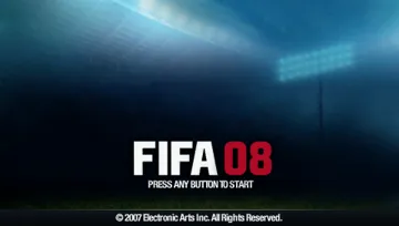 FIFA 08 (ES) screen shot title